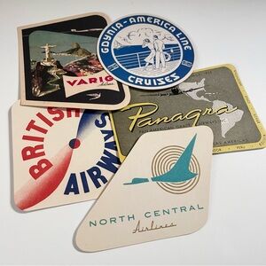 Louis Vuitton jumbo luggage sticker set